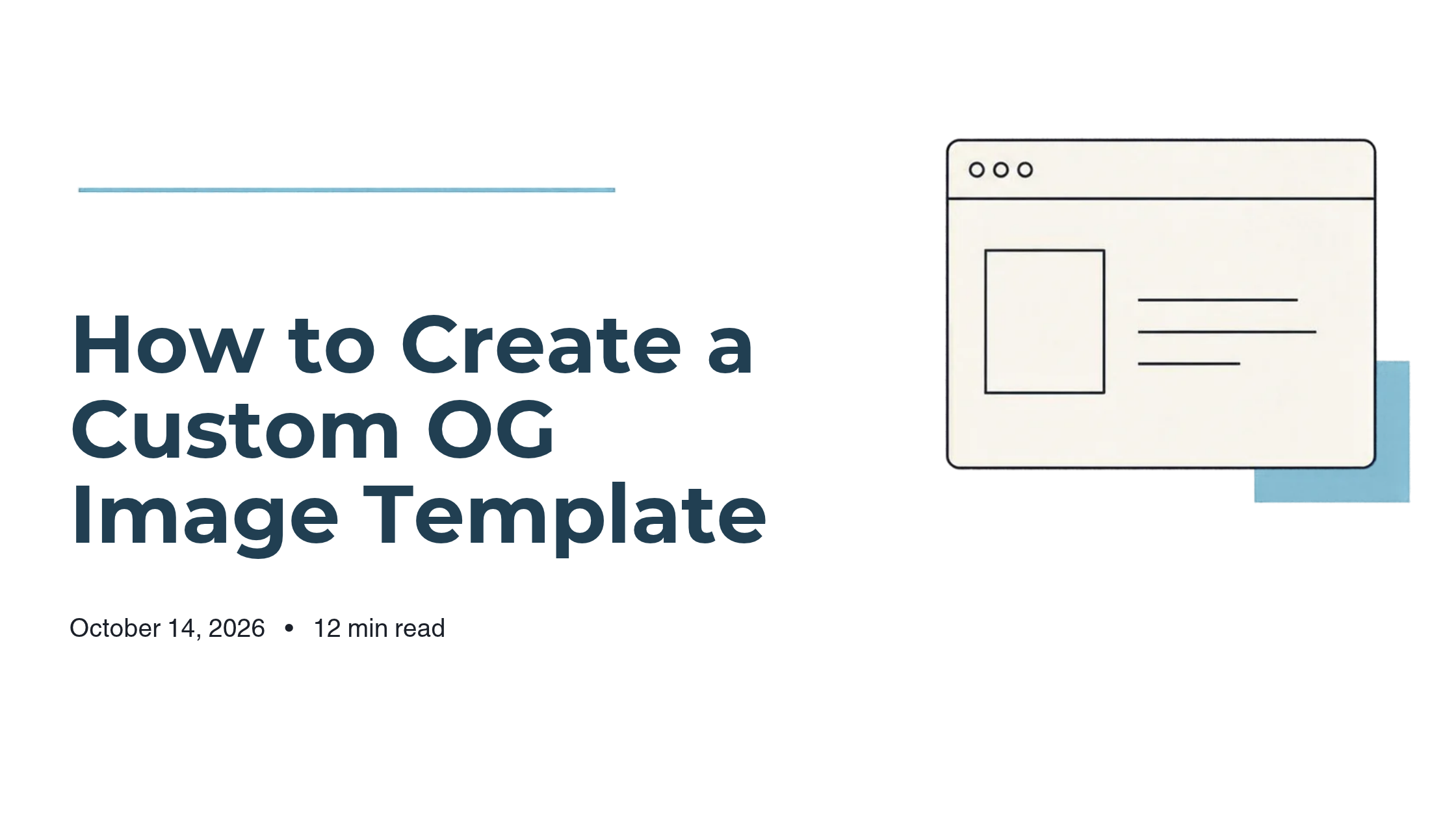 How to create a custom Open Graph template